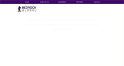Desktop Screenshot of bedrockglobal.com